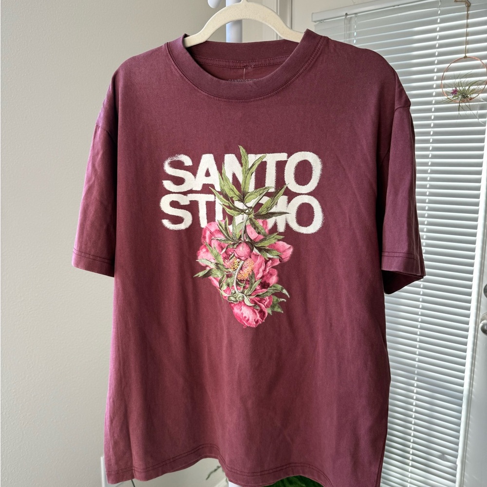 SANTO STUDIO x Jeff Lawrence Flower Graphic T-Shirt - Picture 3 of 5